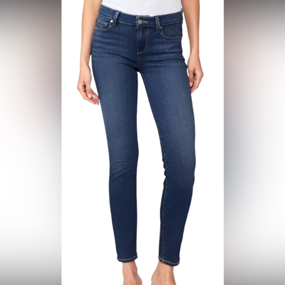 PAIGE Women's dark wash verdugo ankle jeans